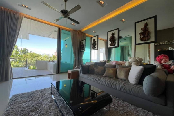 2-bedrooms apartment in respectable condominium. Sea view. The Sanctuary Wong Amat