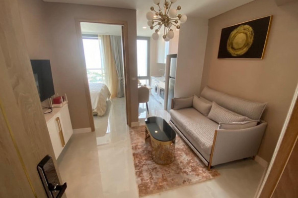 Copacabana Beach Jomtien. 1 bedroom in newest luxury project in Jomtien. 32nd floor. Sea view. Year: 25,000 baht/m