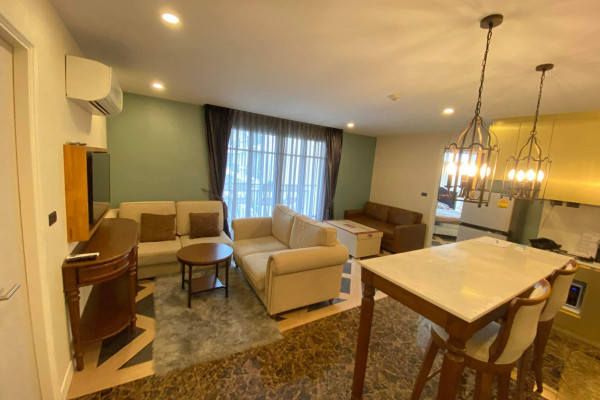 Espana Condo Resort. 2 bedrooms apartment in residential project in Jomtien. 5th floor. Year contract